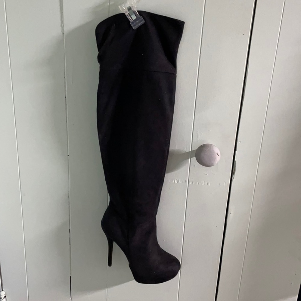 Never worn over the knee boots.